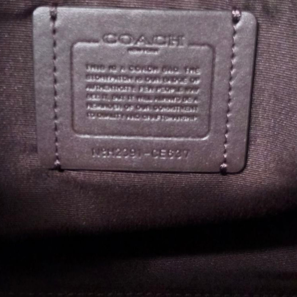 Coach Millie Satchel in Colorblock - Signature C Khaki and Terracotta - Picture 12 of 14